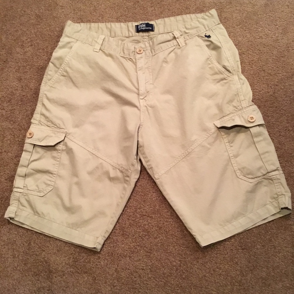 EUC Polo by Ralph Lauren Cargo shorts SZ 34 100% Cotton